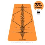 Liforme år af tigerens yogamåtte livlig orange/sort-creme yoga måtter 4R8036