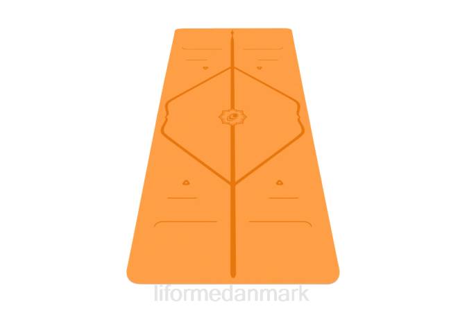 Liforme klassisk yogamåtte til børn livlig orange yoga måtter 4R8077 - Image 1