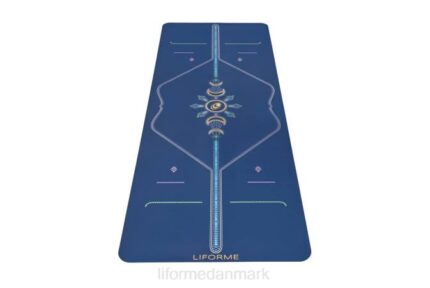 Liforme kosmisk måne yogamåtte skumringsblå yoga måtter 4R802