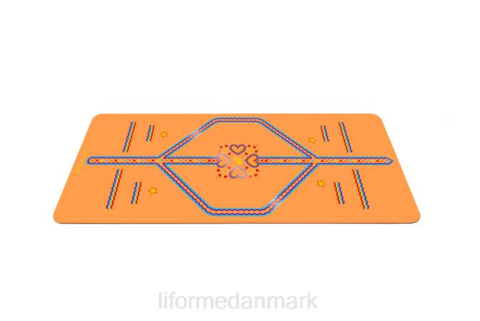 Liforme legesyg yogamåtte til børn livlig orange yoga måtter 4R8069 - Image 2