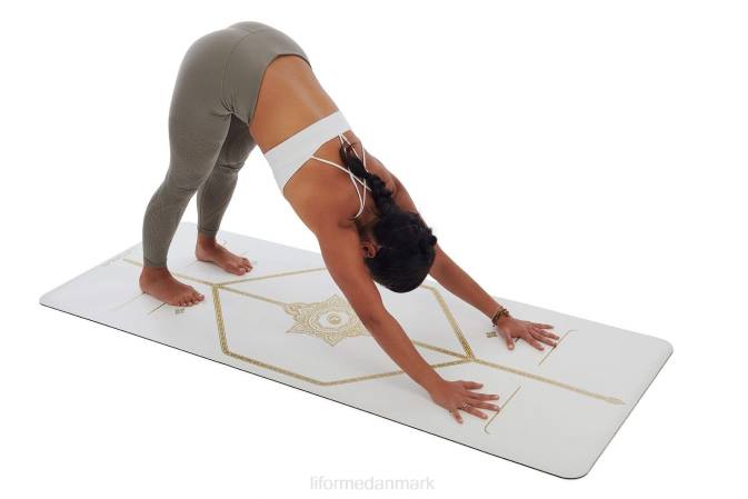 Liforme magisk rejsemåtte hvidt guld yoga måtter 4R8046 - Image 7