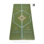 Liforme mindful haverejsemåtte oliven/blomstret yoga måtter 4R8043