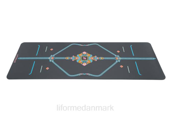 Liforme mindful haveyogamåtte grå/blomstret yoga måtter 4R8015 - Image 2