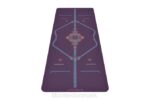 Liforme mindful haveyogamåtte lilla/blomstret yoga måtter 4R8013