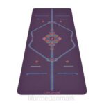 Liforme mindful haveyogamåtte lilla/blomstret yoga måtter 4R8013