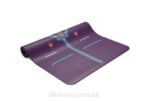 Liforme mindful haveyogamåtte lilla/blomstret yoga måtter 4R8013 - Image 6