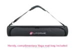 Liforme mindful haveyogamåtte oliven/blomstret yoga måtter 4R801 - Image 3
