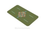 Liforme mindful haveyogapude oliven/blomstret kollektion 4R8081 - Image 2