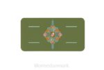 Liforme mindful haveyogapude oliven/blomstret kollektion 4R8081