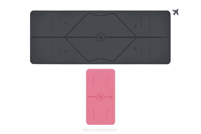 Liforme rejsemåtte og yogapudebundt klassisk yoga måtter 4R8064 - Image 13