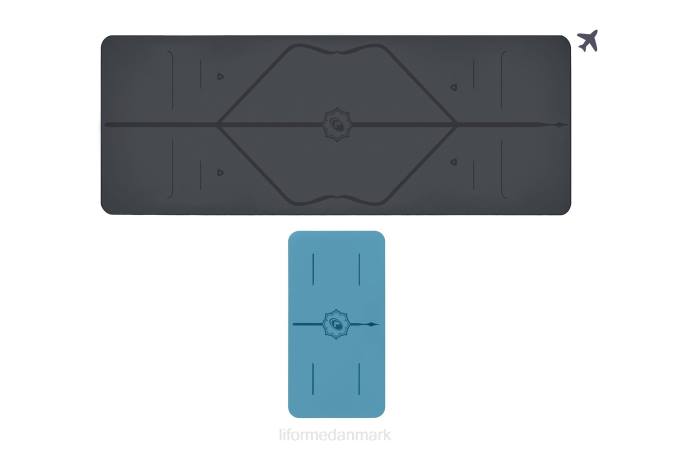 Liforme rejsemåtte og yogapudebundt klassisk yoga måtter 4R8064 - Image 6