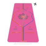 Liforme taknemmelig regnbue rejsemåtte taknemmelig pink/regnbue yoga måtter 4R8055