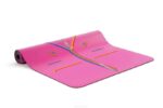 Liforme taknemmelig regnbue rejsemåtte taknemmelig pink/regnbue yoga måtter 4R8055 - Image 5