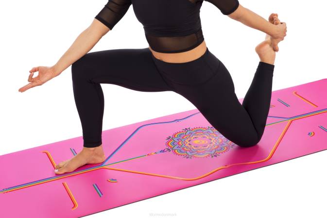 Liforme taknemmelig regnbue rejsemåtte taknemmelig pink/regnbue yoga måtter 4R8055 - Image 7