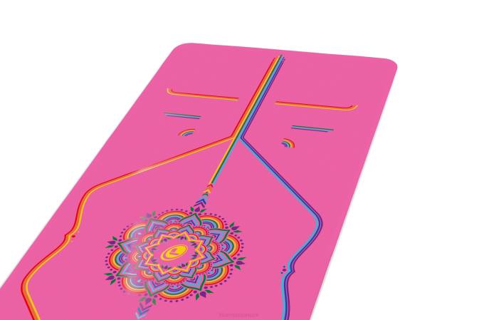 Liforme taknemmelig regnbue yogamåtte taknemmelig pink/regnbue yoga måtter 4R8025 - Image 3