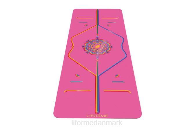 Liforme taknemmelig regnbue yogamåtte taknemmelig pink/regnbue yoga måtter 4R8025 - Image 1